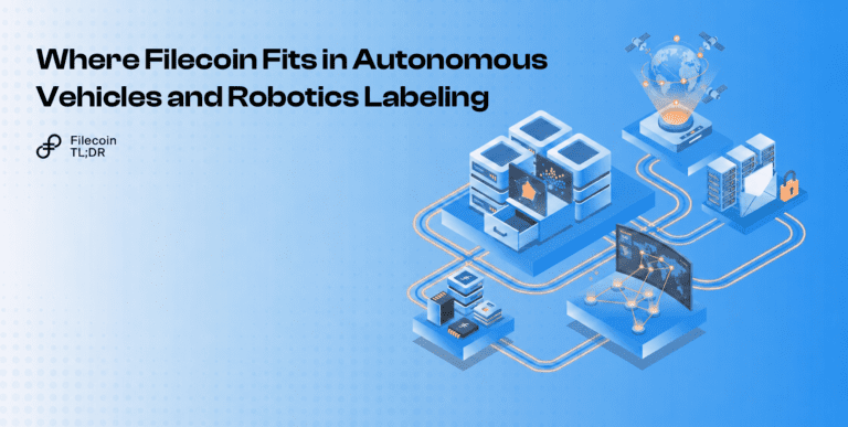 Where Filecoin Fits in Autonomous Vehicles and Robotics Labeling